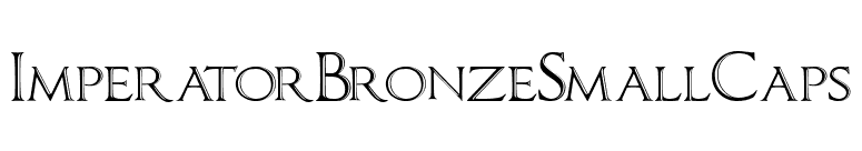 ImperatorBronzeSmallCaps font preview