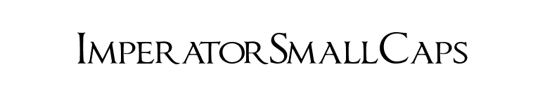 ImperatorSmallCaps font preview