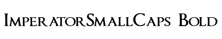 ImperatorSmallCaps Bold font preview