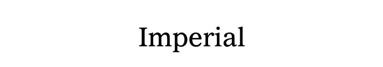 Imperial font preview