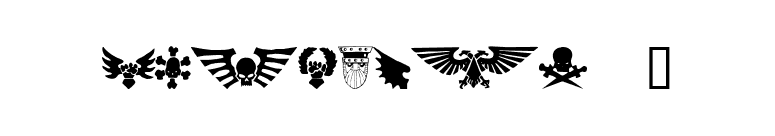 Imperial 1 font preview