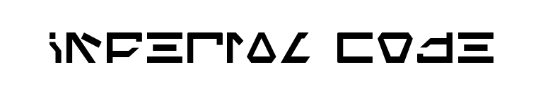 Imperial Code font preview