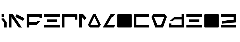 Imperial Code 2 font preview