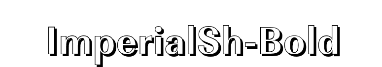 ImperialSh-Bold font preview