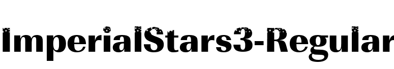 ImperialStars3-Regular font preview