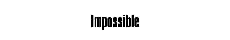 Impossible font preview