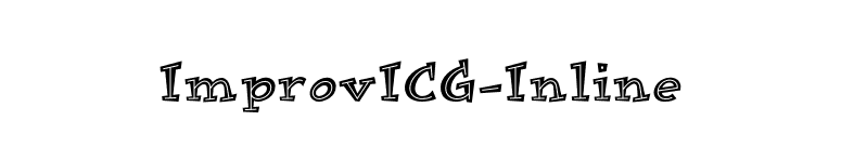 ImprovICG-Inline font preview