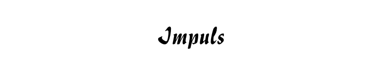 Impuls font preview