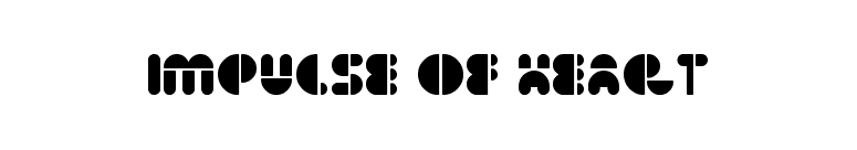impulse of heart font preview