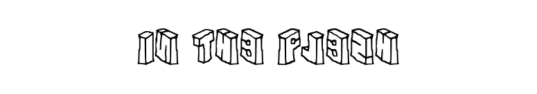 In The Flesh font preview