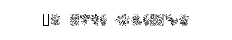 In your garden font preview