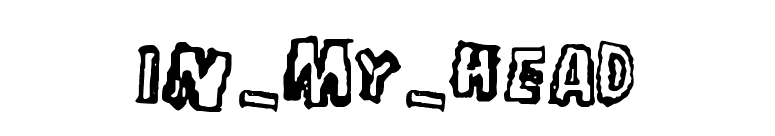 in_my_head font preview