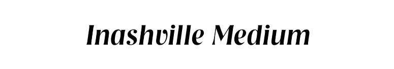Inashville Medium font preview
