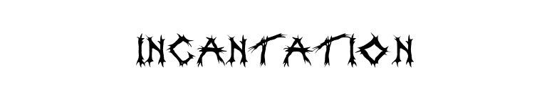 Incantation font preview