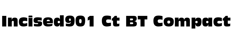 Incised901 Ct BT Compact font preview