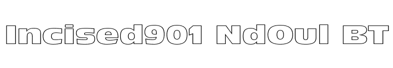 Incised901 NdOul BT font preview