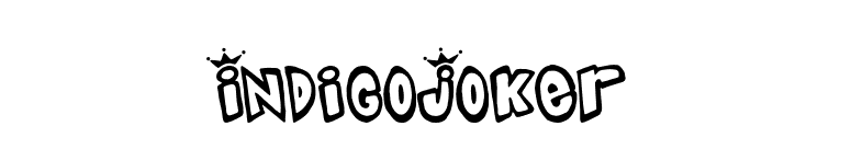 IndigoJoker font preview
