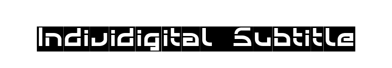 Individigital Subtitle font preview