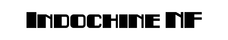 Indochine NF font preview