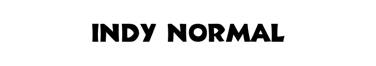 Indy Normal font preview