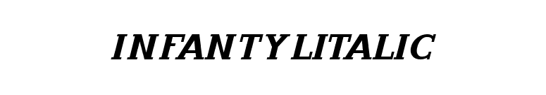 InfantylItalic font preview