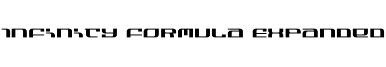 Infinity Formula Expanded font preview