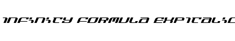 Infinity Formula ExpItalic font preview