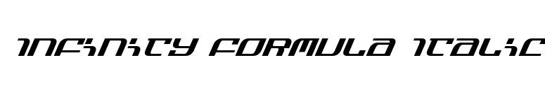 Infinity Formula Italic font preview