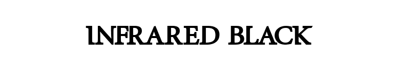 InfraRed Black font preview
