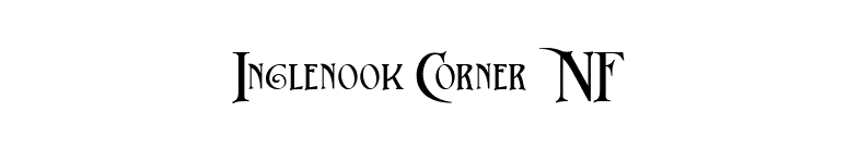 Inglenook Corner NF font preview