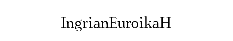 IngrianEuroikaH font preview