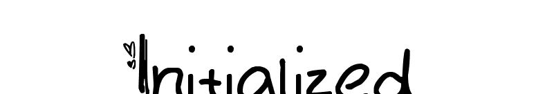 Initialized font preview