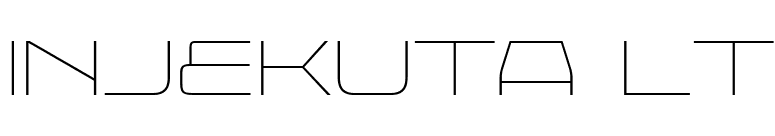 Injekuta Lt font preview