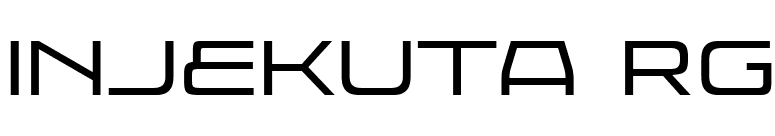 Injekuta Rg font preview