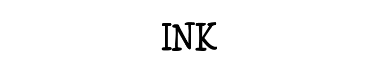 Ink font preview