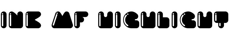 Ink MF Highlight font preview