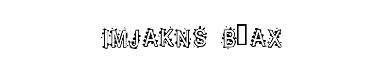Inkblot Baby font preview