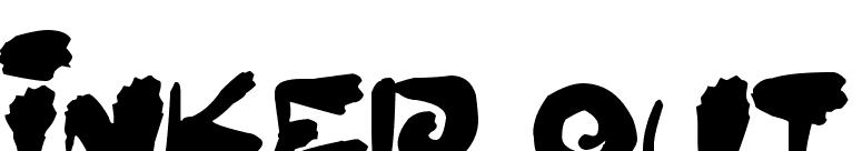 Inked Out
 font preview