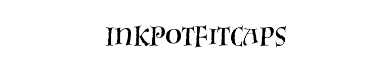 InkPotFitCaps font preview