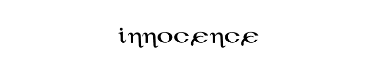 Innocence font preview