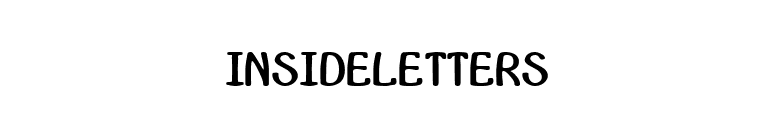 InsideLetters font preview