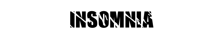 Insomnia font preview