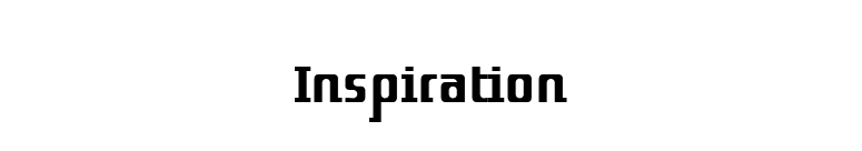 Inspiration font preview