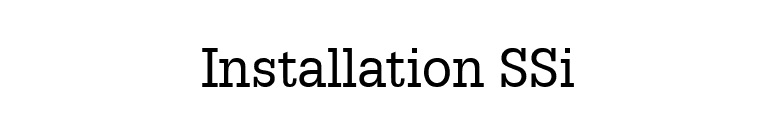 Installation SSi font preview