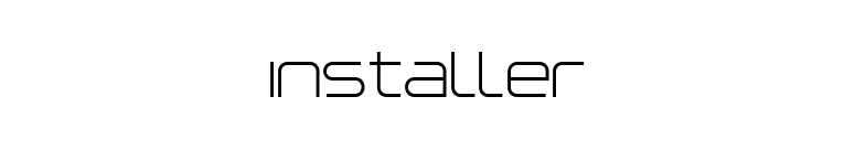 Installer font preview