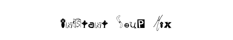 Instant Soup Mix font preview