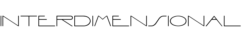 Interdimensional font preview