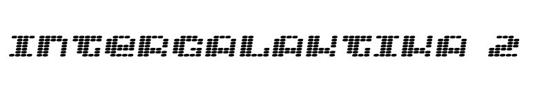 Intergalaktika 2 font preview
