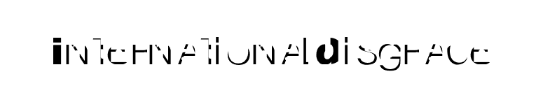 InternationalDisgrace font preview