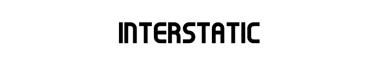 Interstatic font preview